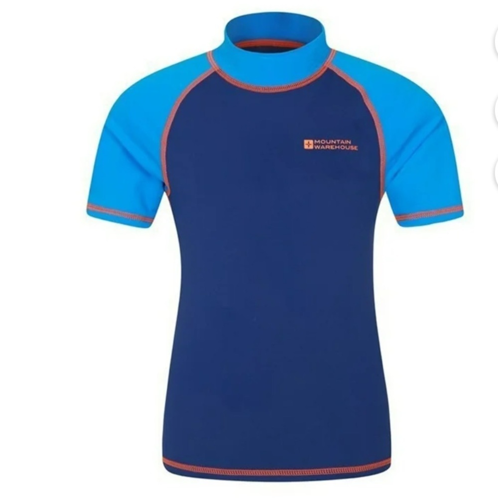Mountain Warehouse Boys/Girls Sun Protective Short-Sleeved Swim Shirt